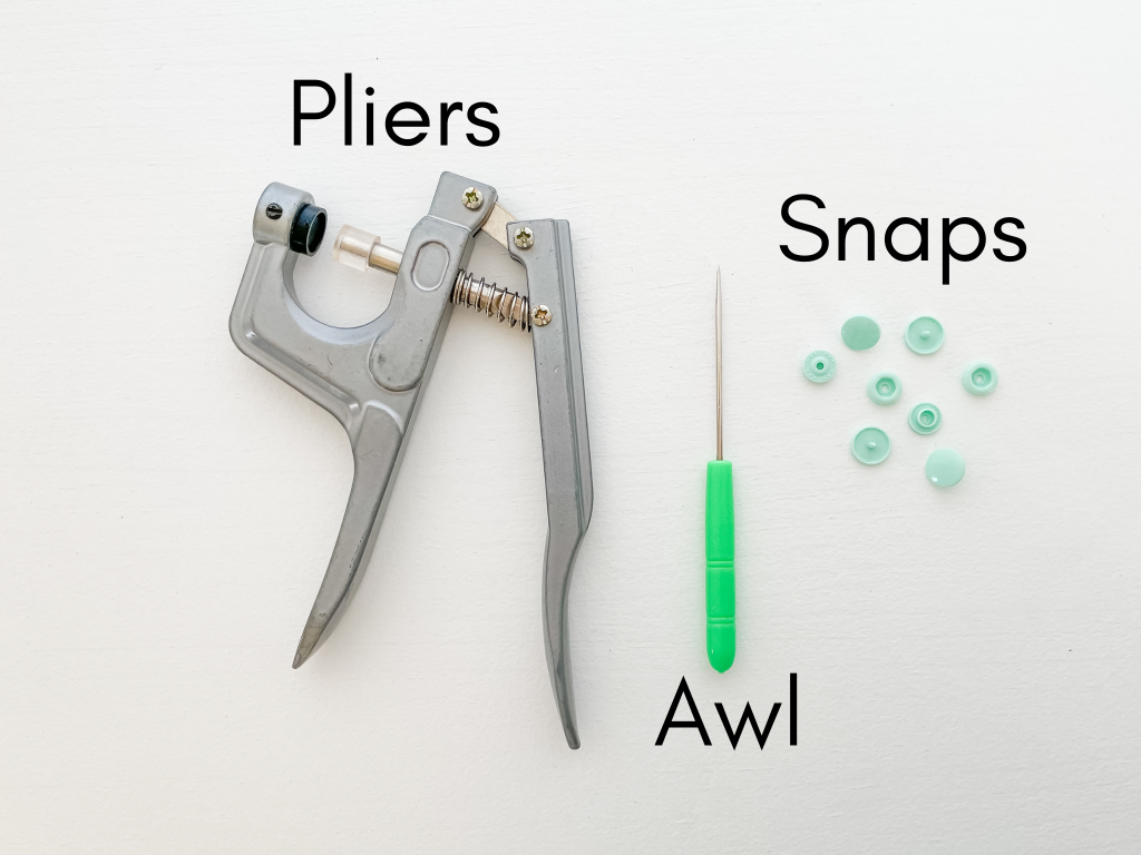 KAM Snap Press Pliers Plastic Snaps Starter Kit No-Sew Hand Tool